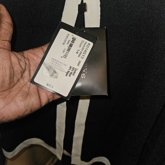 Nwt St John black and white Carnigan-14 - Picture 4 of 6